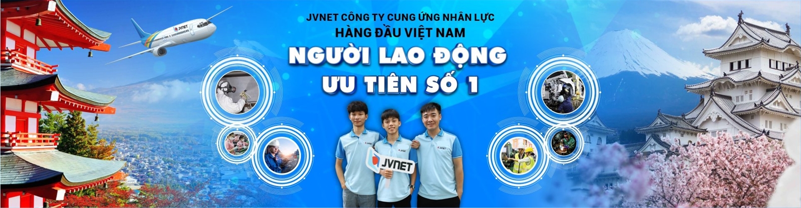 Công ty xuất khẩu lao động Nhật Bản uy tín JVNET