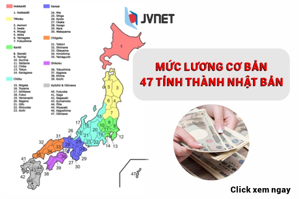 lương vùng nhật bản