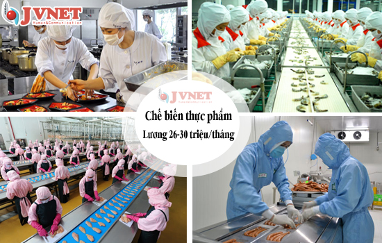Đơn hàng chế biến thực phẩm
