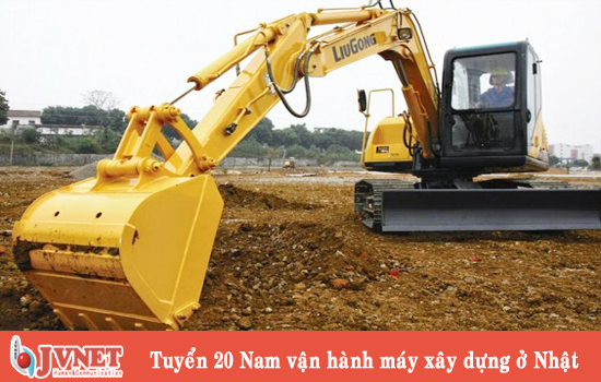 vận hành máy xây dựng ở Nhật
